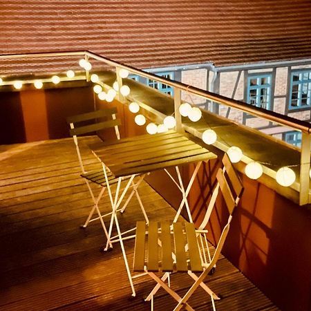 Fewozauber - Domspatz, 50Qm, Top-Lage, Style, Dachterrasse, Business Schwerin  Exterior foto